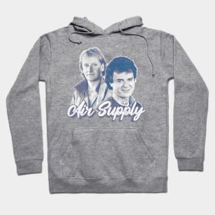 Air Supply // 80s Retro Faded Style Design Hoodie